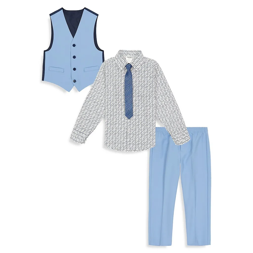 Hudson's Bay Little Boy's Stretch Performance 4-Piece Vest Set