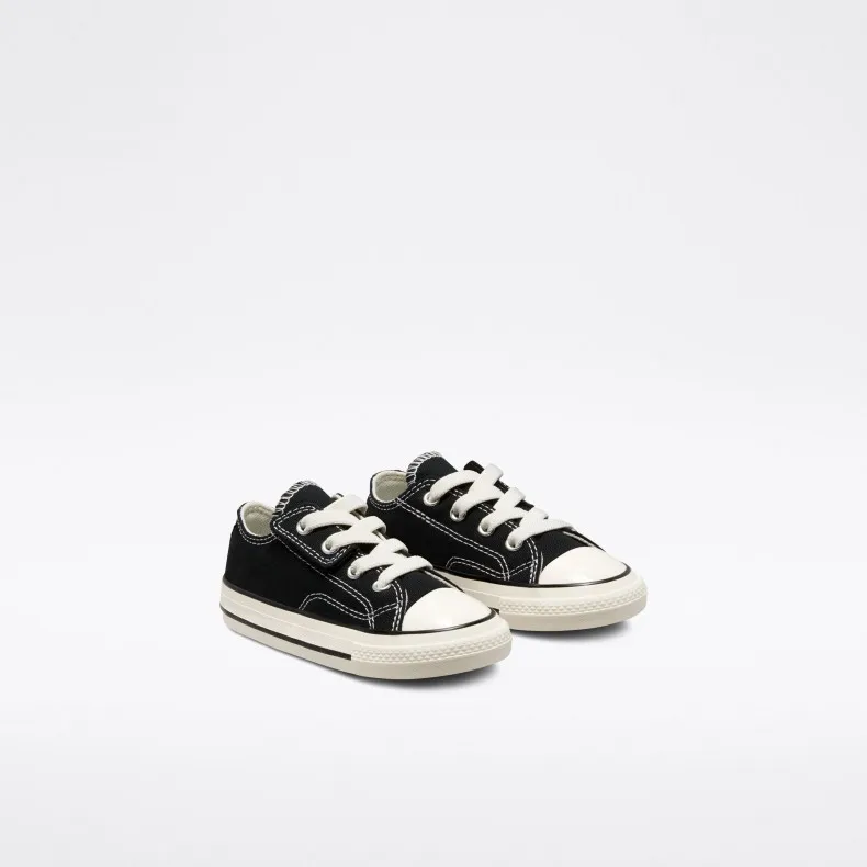 Infant Converse All Star Chuck Taylor 70 Ox 1V Easy-On 'Vintage Canvas' (Black/White/Egret)