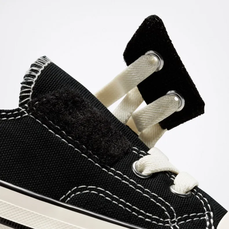 Infant Converse All Star Chuck Taylor 70 Ox 1V Easy-On 'Vintage Canvas' (Black/White/Egret)