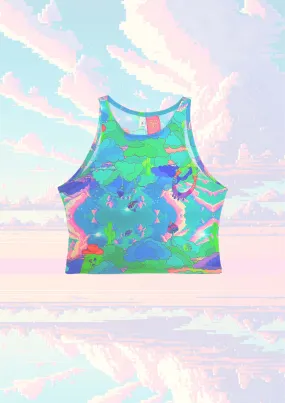 Intergalactic Rodeo Sleeveless Crop Top