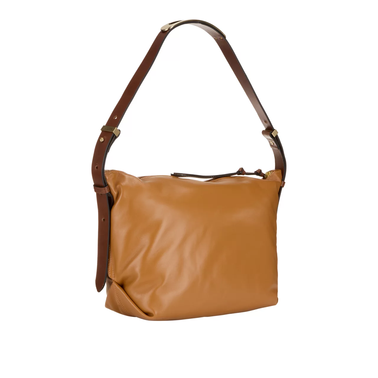 ISABEL MARANT Leyden Leather Shoulder Bag - Cognac