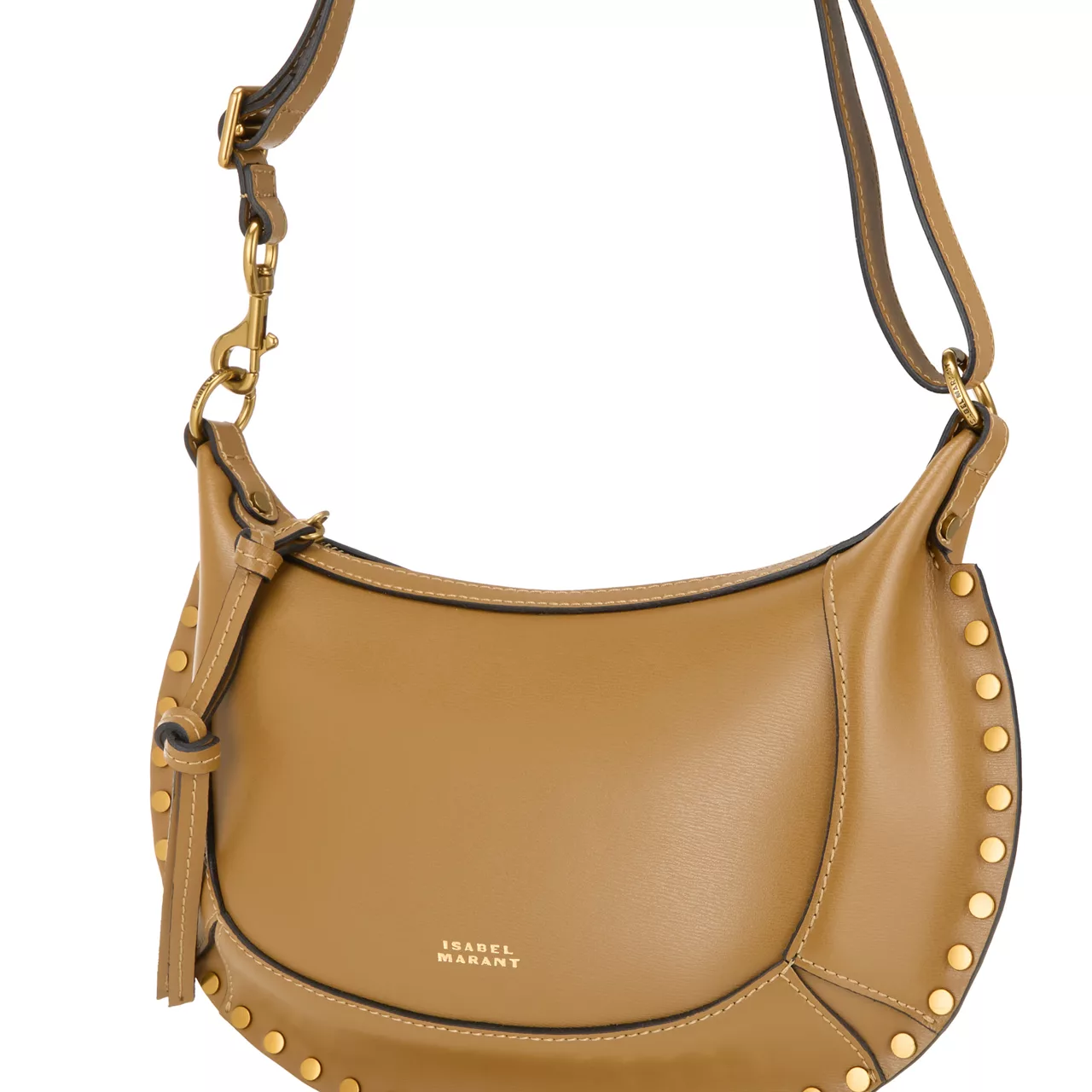 ISABEL MARANT Oskan Moon Shoulder Bag - Khaki