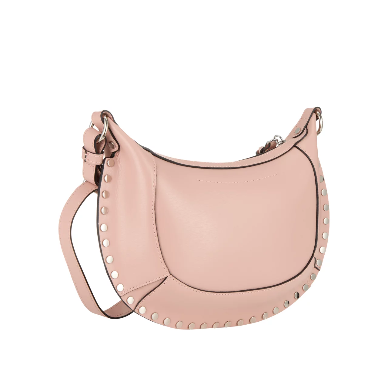 ISABEL MARANT Oskan Moon Shoulder Bag - Nude