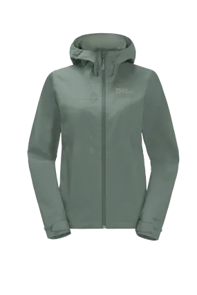 Jack Wolfskin Women's Elsberg 2.5-Layer Jacket Hedge Green | Buy Jack Wolfskin Women's Elsberg 2.5-Layer Jacket Hedge 