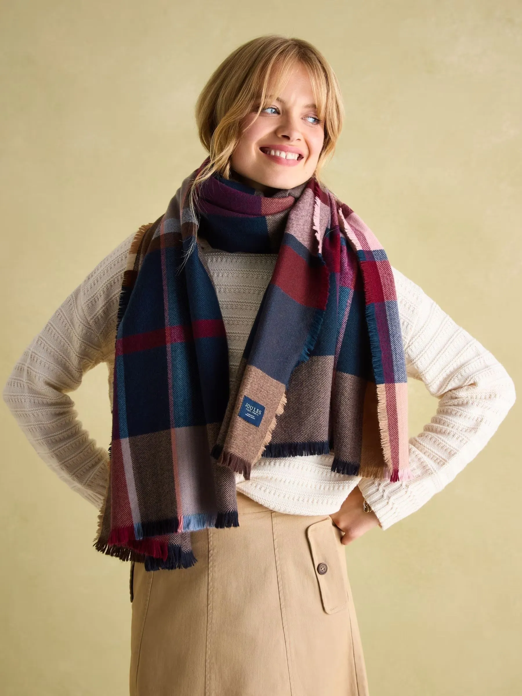 Joules Bracewell Blanket Scarf