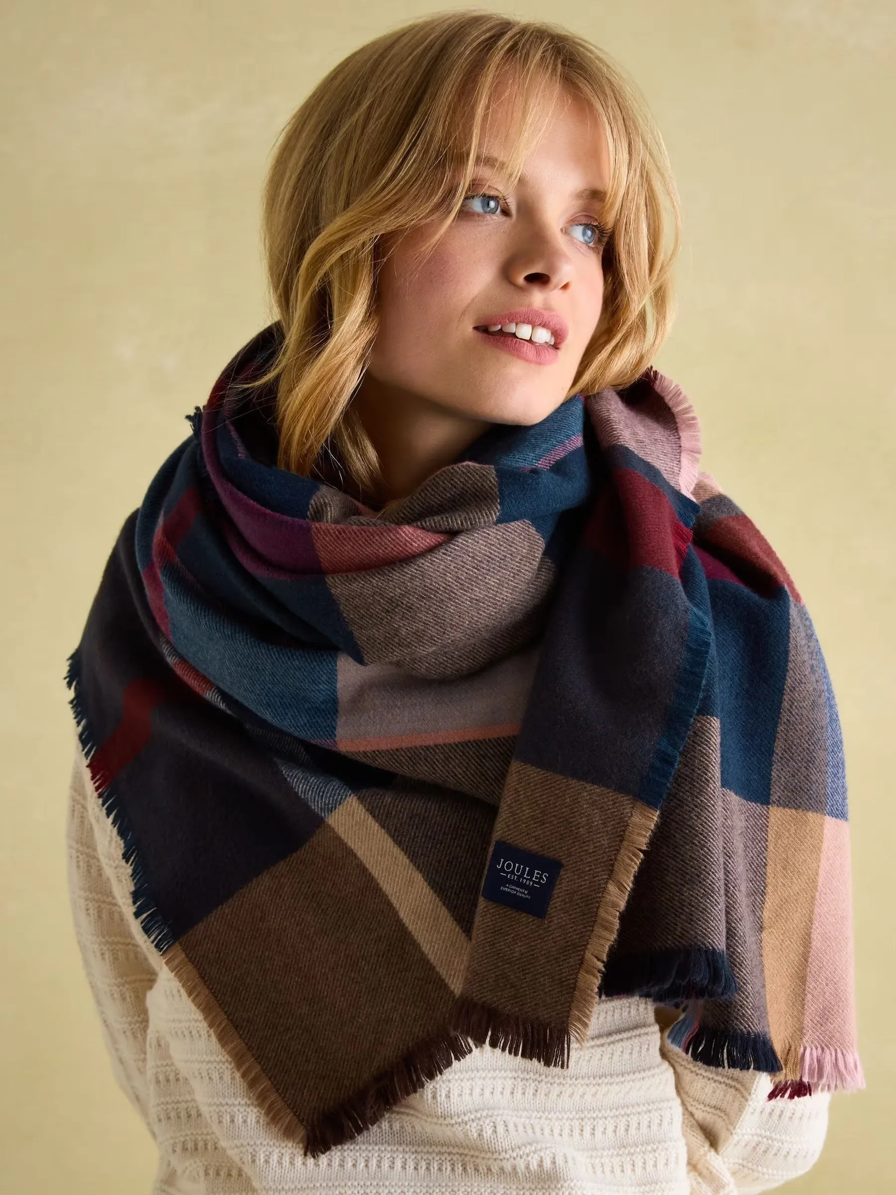 Joules Bracewell Blanket Scarf