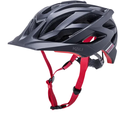 Kali Lunati Sync MTB Helmet - Matt Black-Red