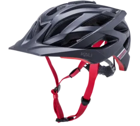 Kali Lunati Sync MTB Helmet - Matt Black-Red