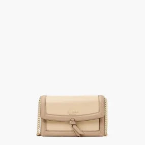 Kate Spade Knott Colorblocked Flap Crossbody Bag | Beige