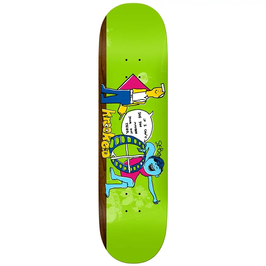 Krooked Skateboards Sebo Not Their Deck 8.5