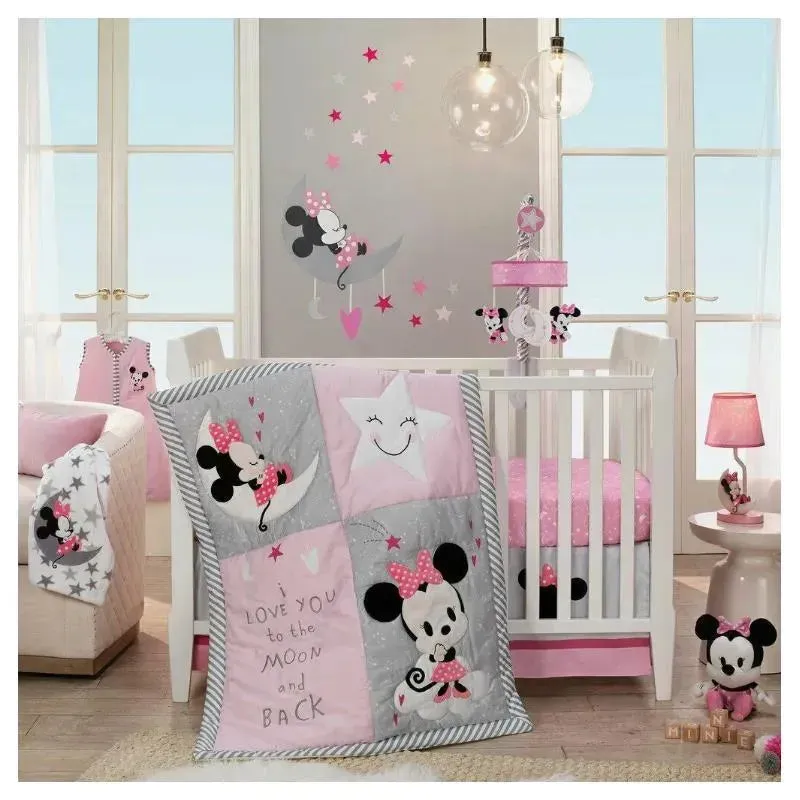 Lambs & Ivy - Disney Minnie Baby Star Sheet for Crib