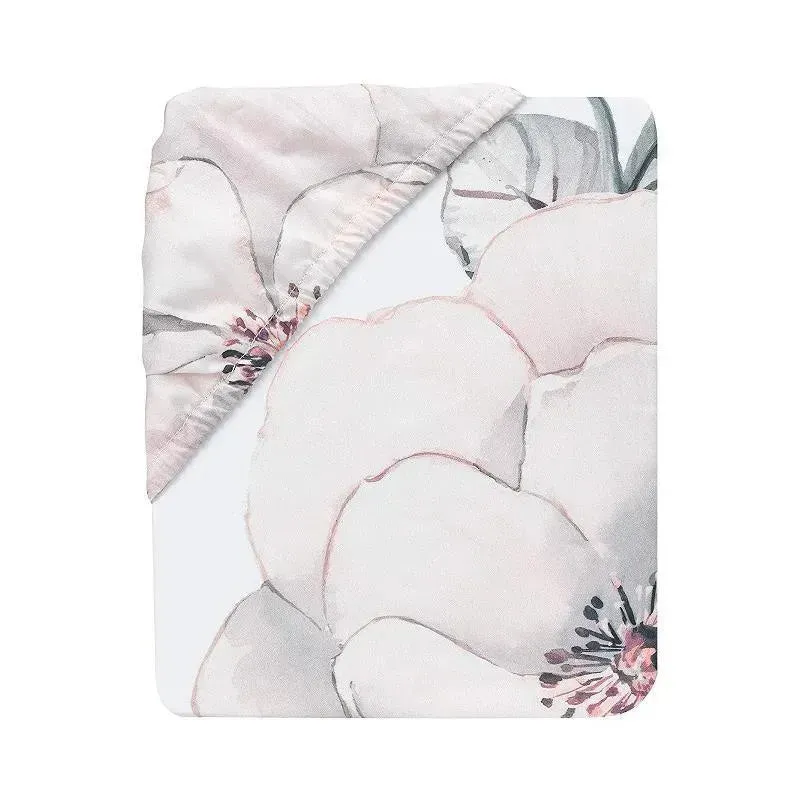 Lambs & Ivy Floral Baby Crib Fitted Sheet