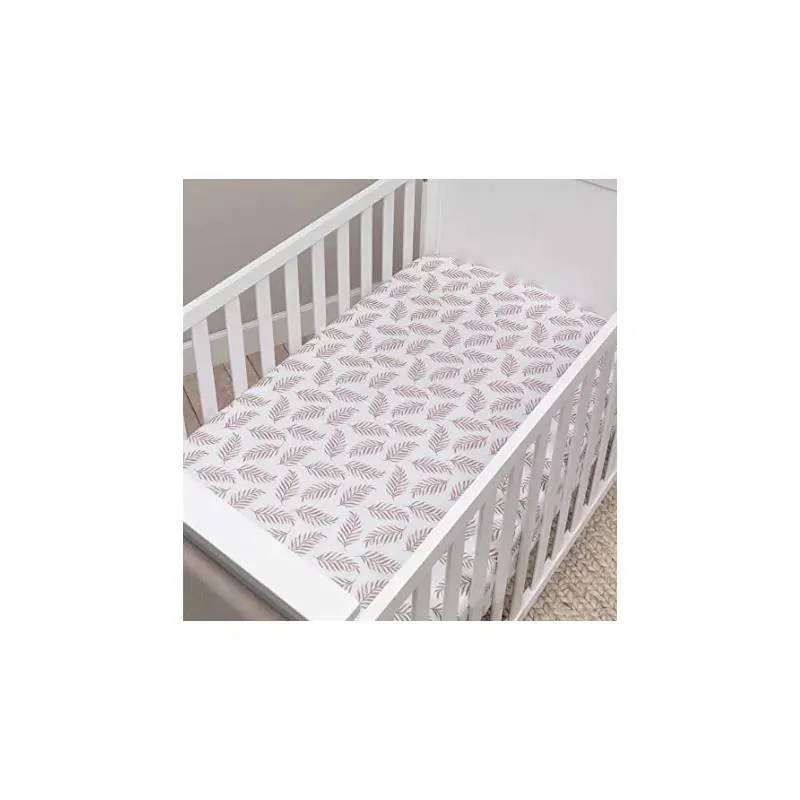 Lambs & Ivy Leaves Baby Crib Fitted Sheet