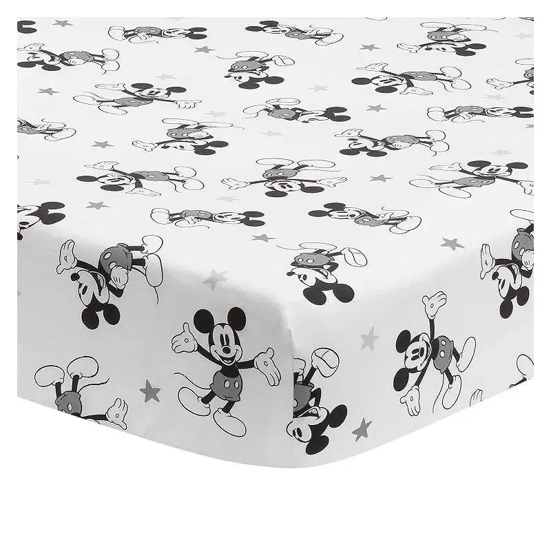 Lambs & Ivy Magical Mickey Mouse Crib Fitted Sheet