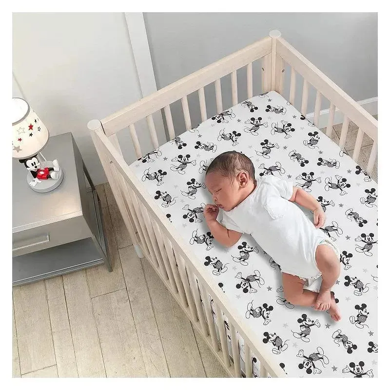 Lambs & Ivy Magical Mickey Mouse Crib Fitted Sheet