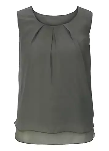 Layered Sleeveless Top by Creation L | Grattan