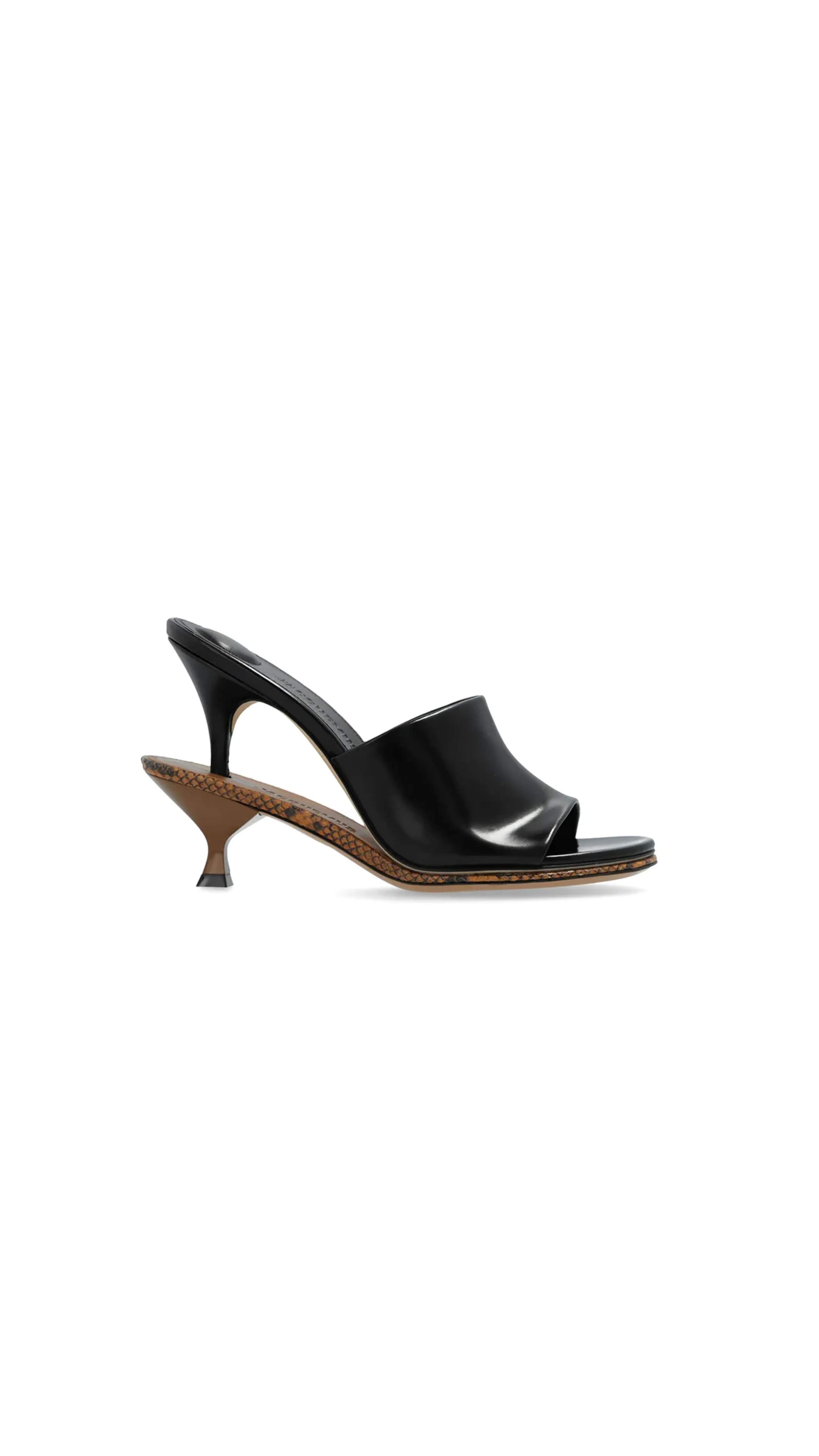 Les Doubles Mules - Black\Brown