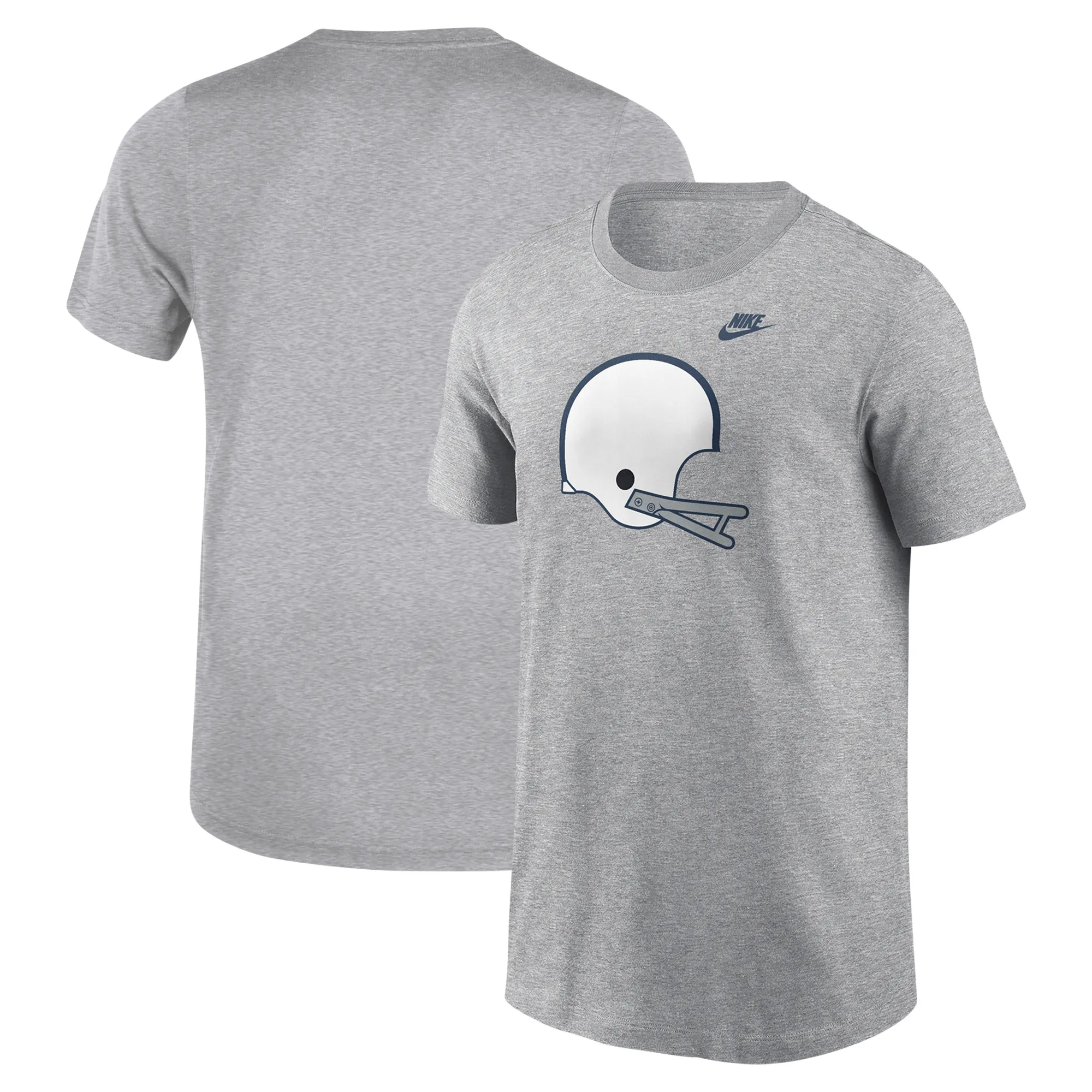 Lids Youth Nike Heather Gray Penn State Nittany Lions Helmet T-Shirt