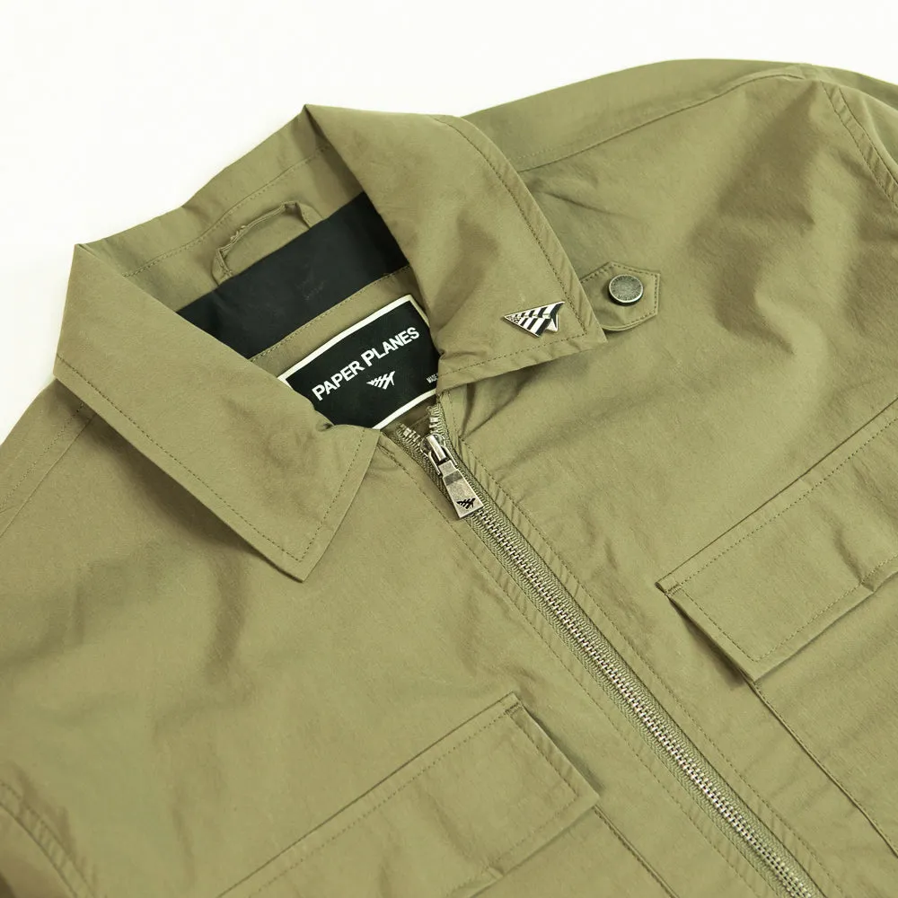 Lined Utility Jacket (Moss)