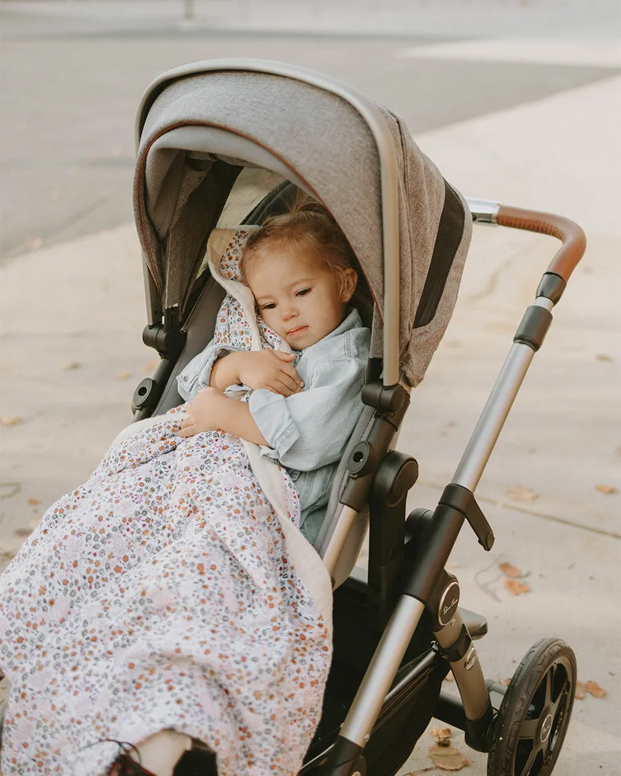 Little Unicorn Cotton Muslin Baby Quilt-Pressed Petals