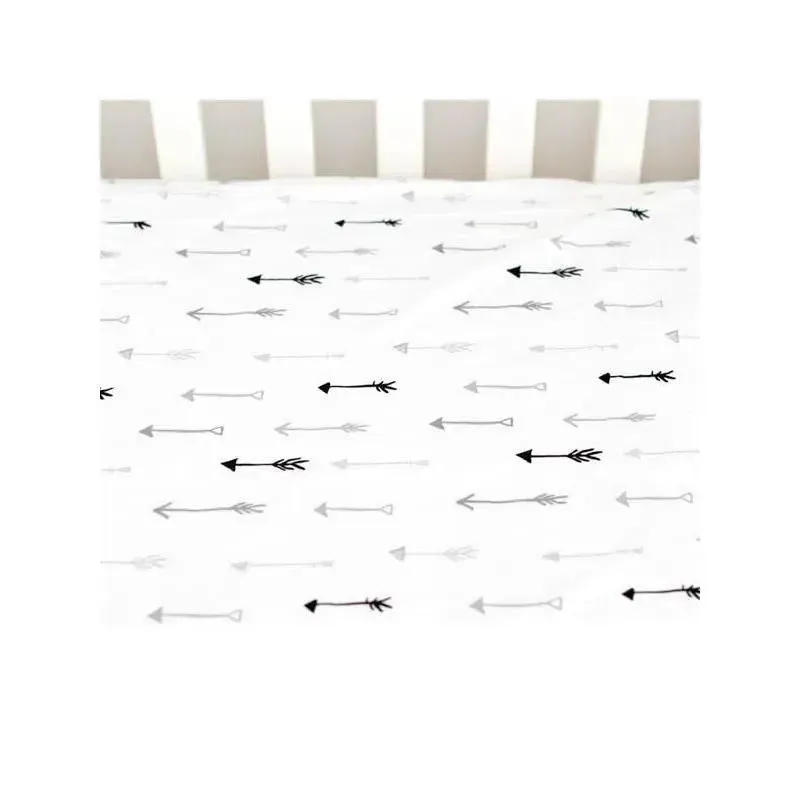 Little Unicorn Percale Crib Sheet - Arrow