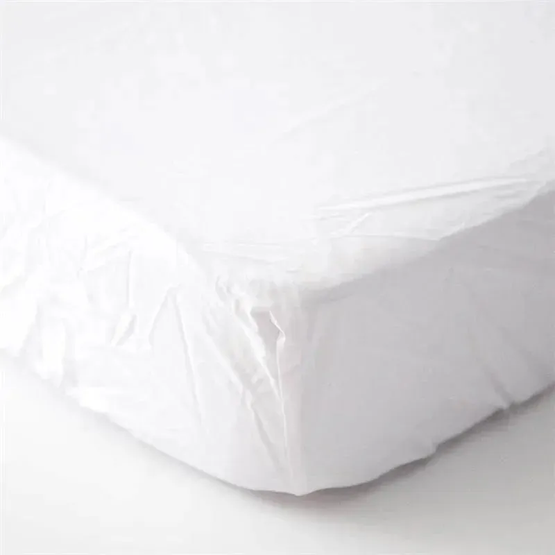 Little Unicorn Percale Crib Sheet - White