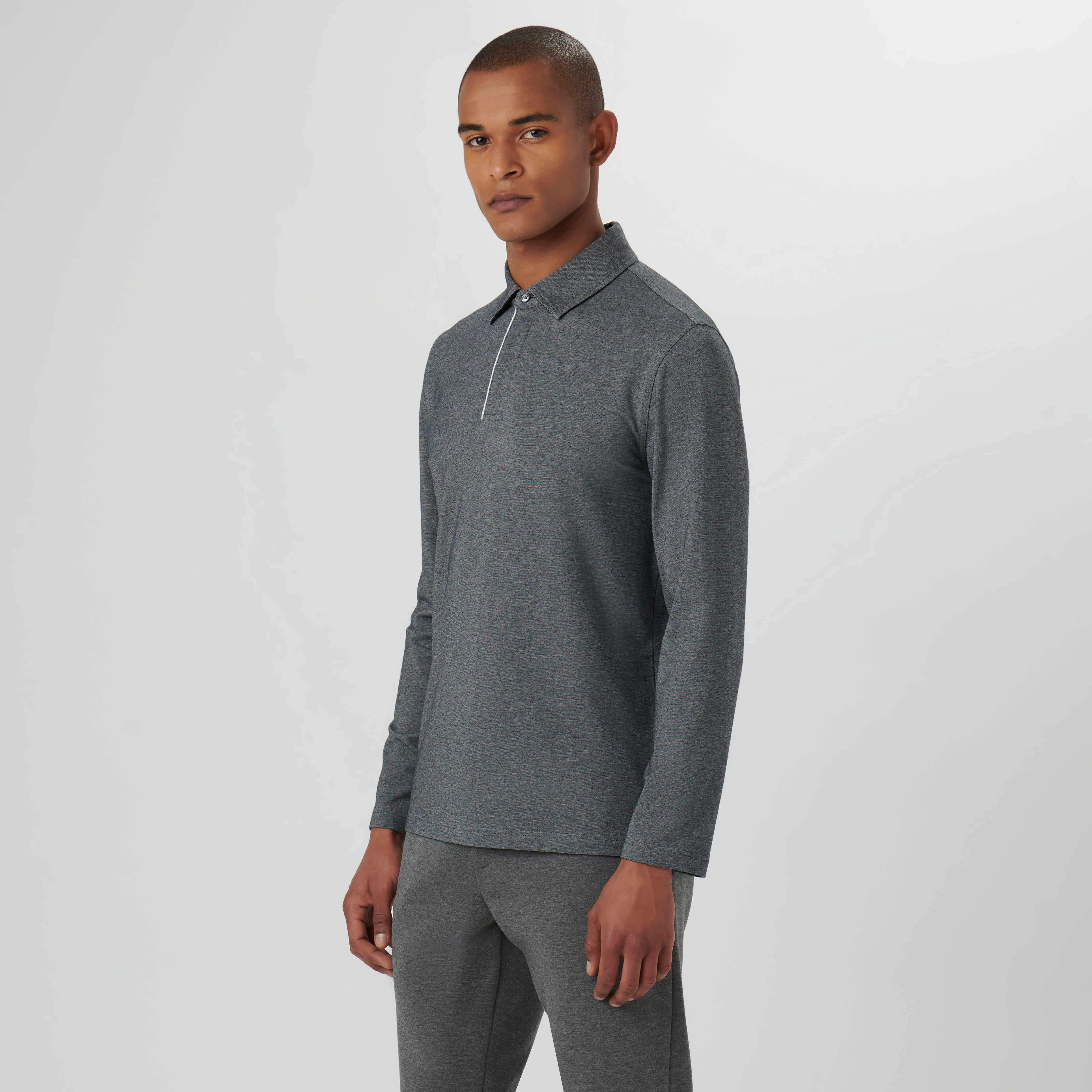 Long-sleeved Polo Shirt