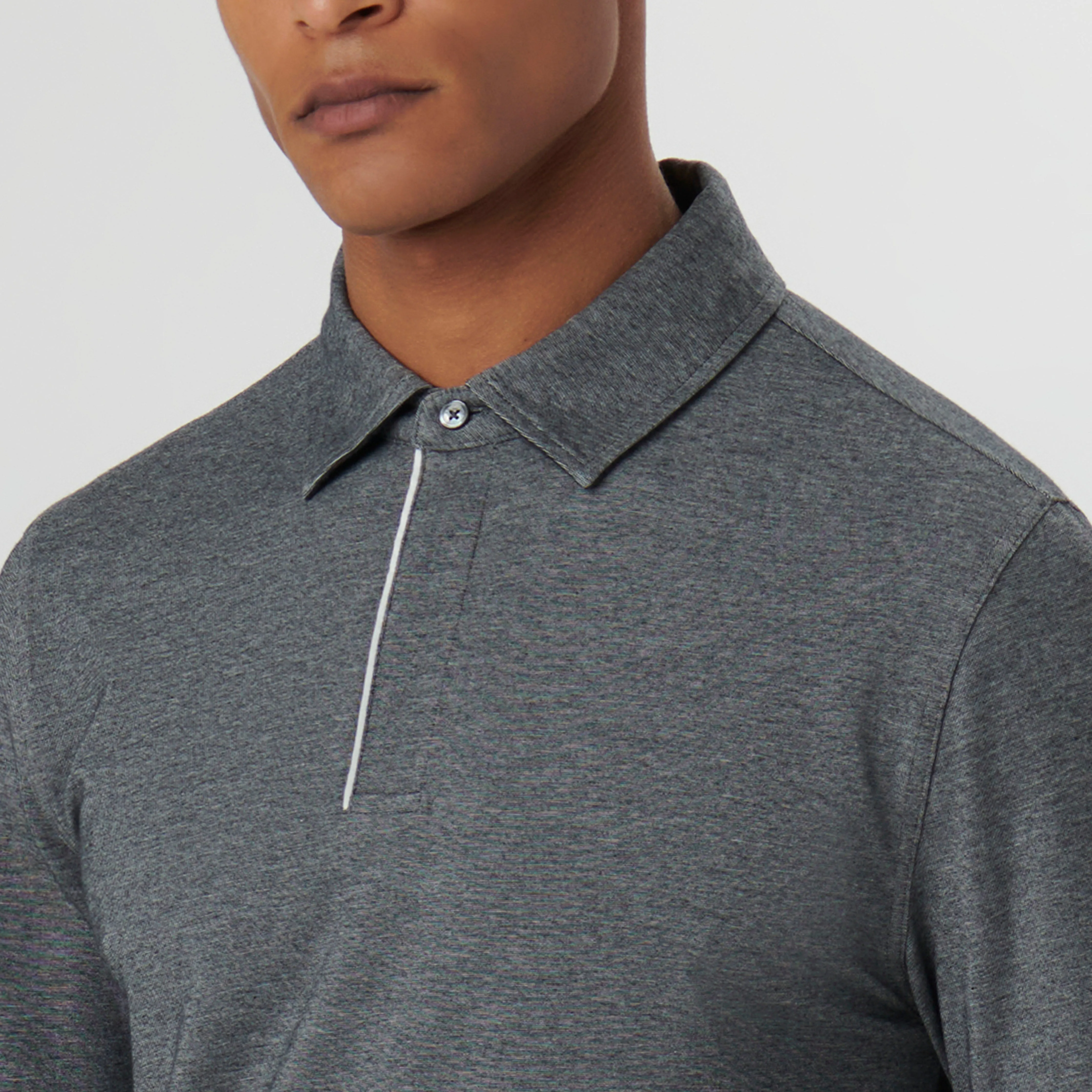 Long-sleeved Polo Shirt