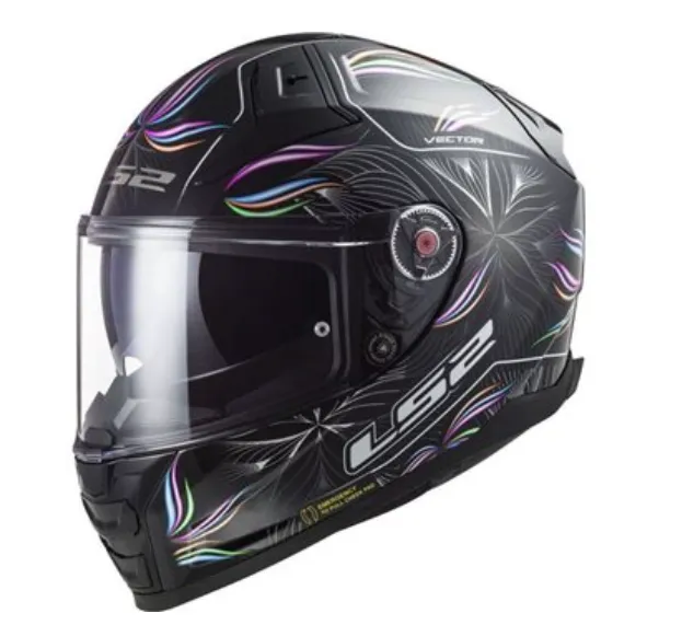 LS2 FF811 Vector II Tropical Black - White Full Face Helmet