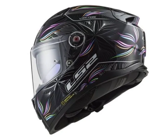 LS2 FF811 Vector II Tropical Black - White Full Face Helmet