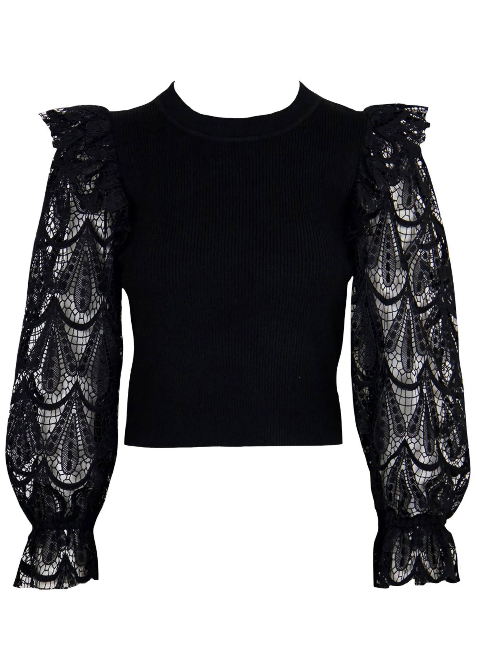 Lucy Paris Hallie Lace Sweater