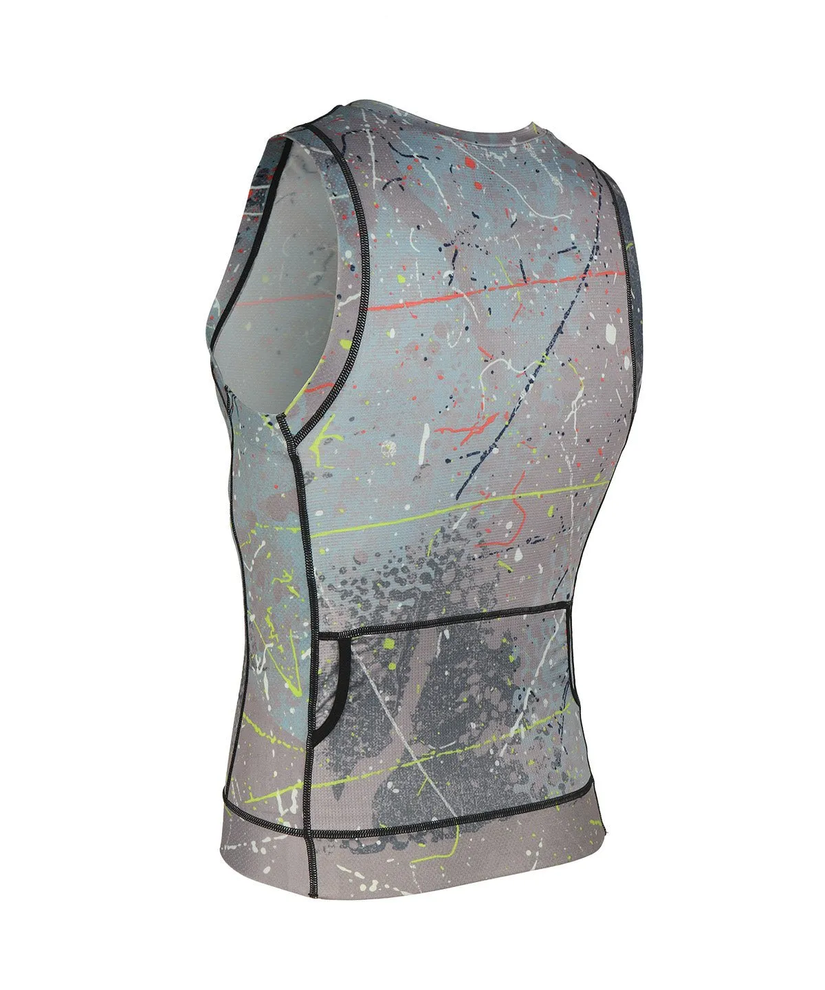 M. PERFORMANCE TRI SLEEVELESS TOP - GRUNGE