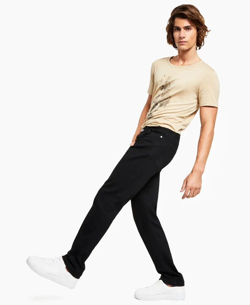 Macy's And Now This Men's Straight-Fit Stretch Jeans