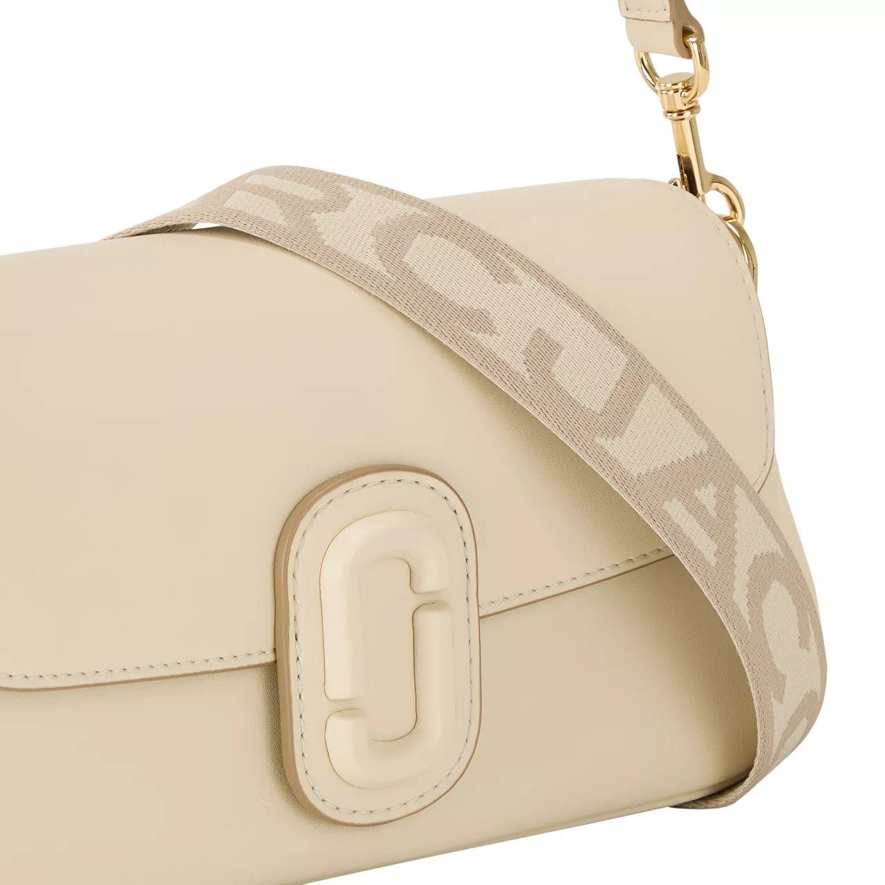 MARC JACOBS The Large Clover Shoulder Bag - Cloud White