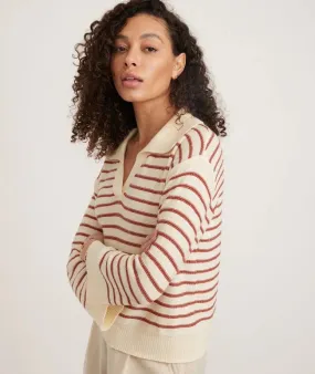 Marine Layer Sage Polo Sweater