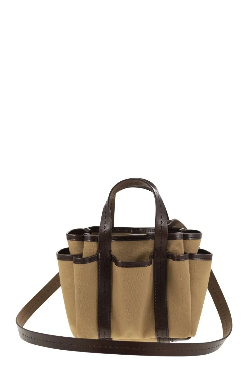 MAX MARA Brown Cotton Crossbody Bag for Women - SS24 Collection