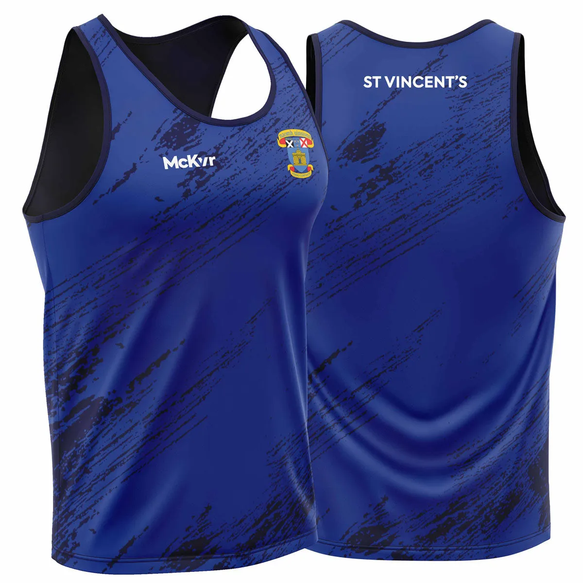 Mc Keever St Vincents GAA Camo Vest - Adult - Blue