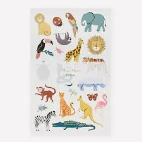 Meri Meri - Tattoo Sheet - Wild Animals