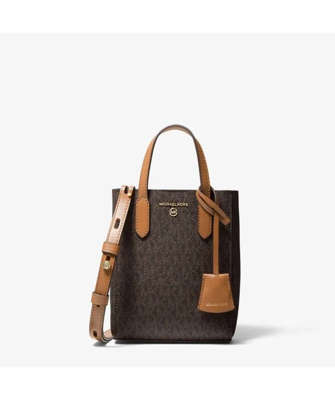 Michael Kors Sinclair Extra-Small Logo Crossbody Bag | Brown/Acorn