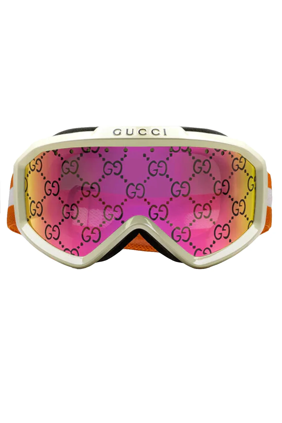 Monogrammed Shield Ski Goggles