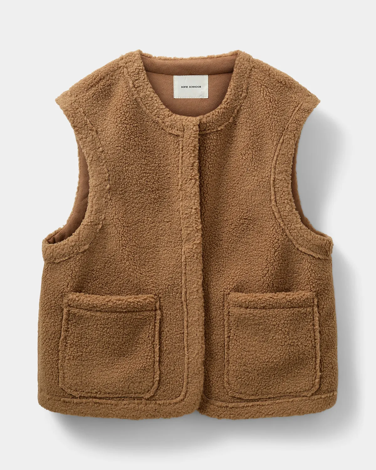 MORGANSW VEST - Camel