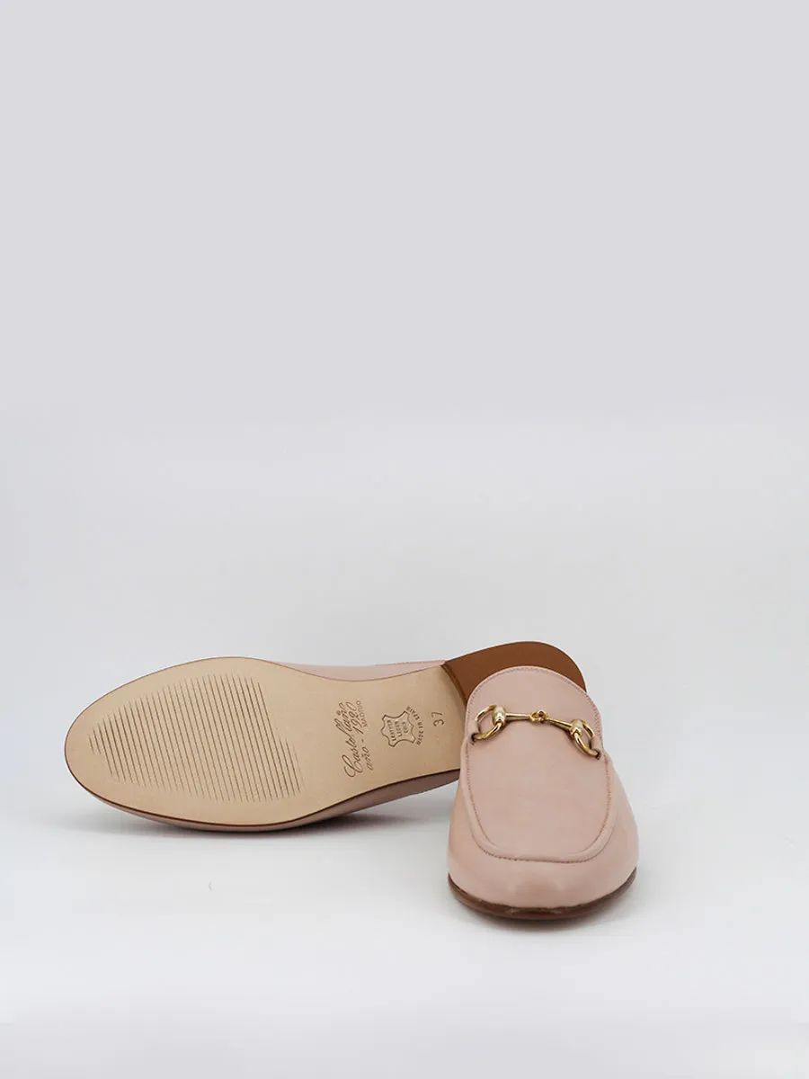 Mules Venecia piel coy color beige