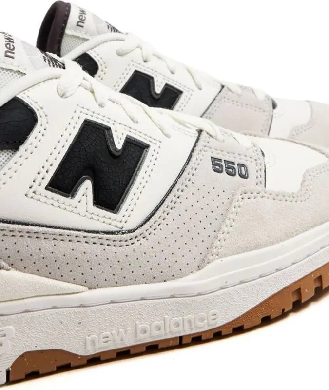 New Balance 550 colour-block leather sneakers White