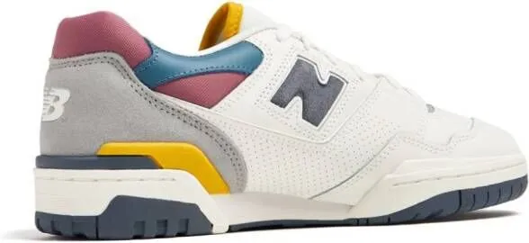 New Balance 550 colour-block leather sneakers White