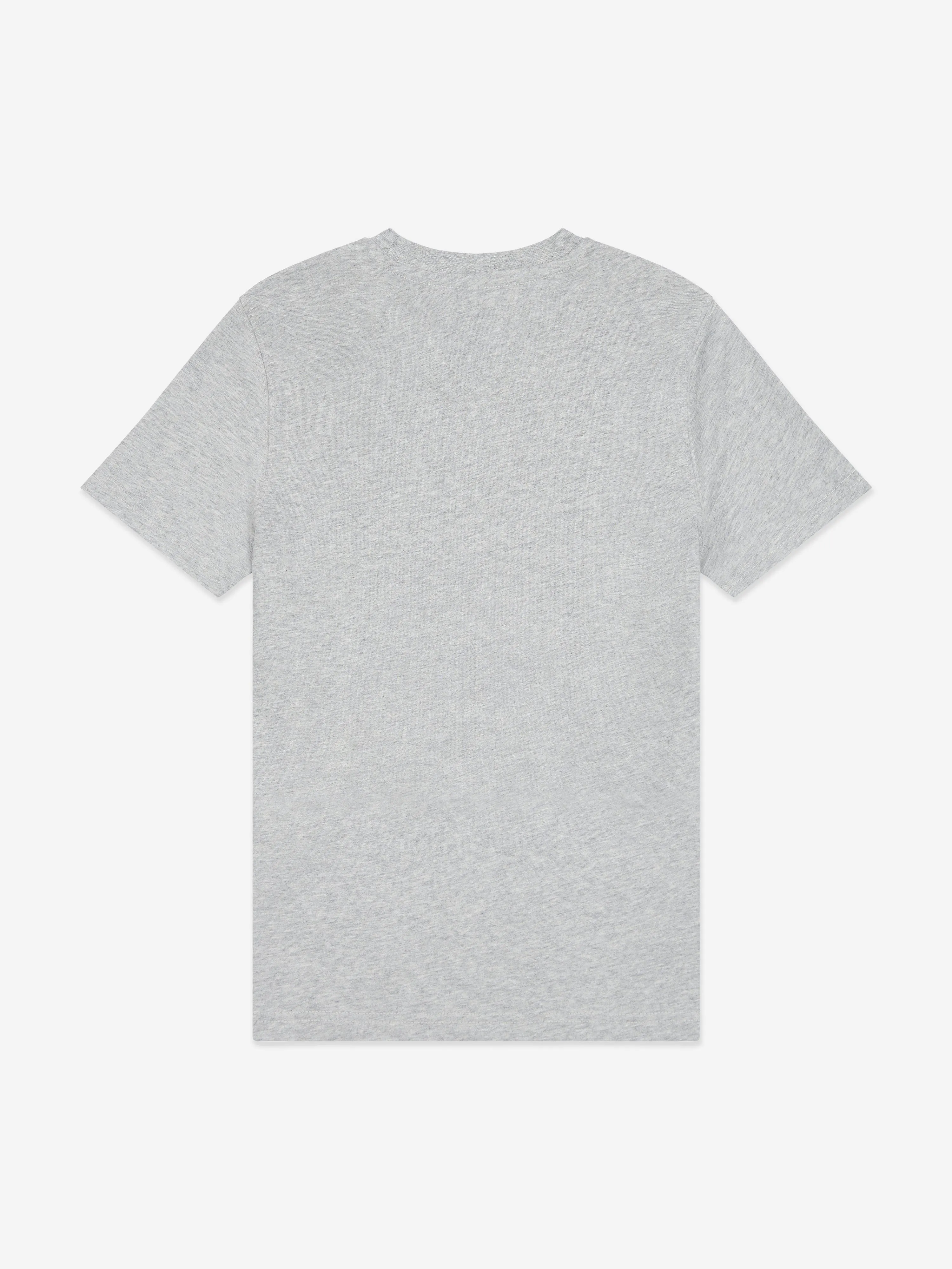 New Balance Boys Jersey Stacked Logo T-Shirt in Grey