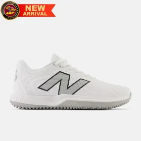 New Balance FuelCell 4040v7 Turf Trainer: Optic White with Raincloud