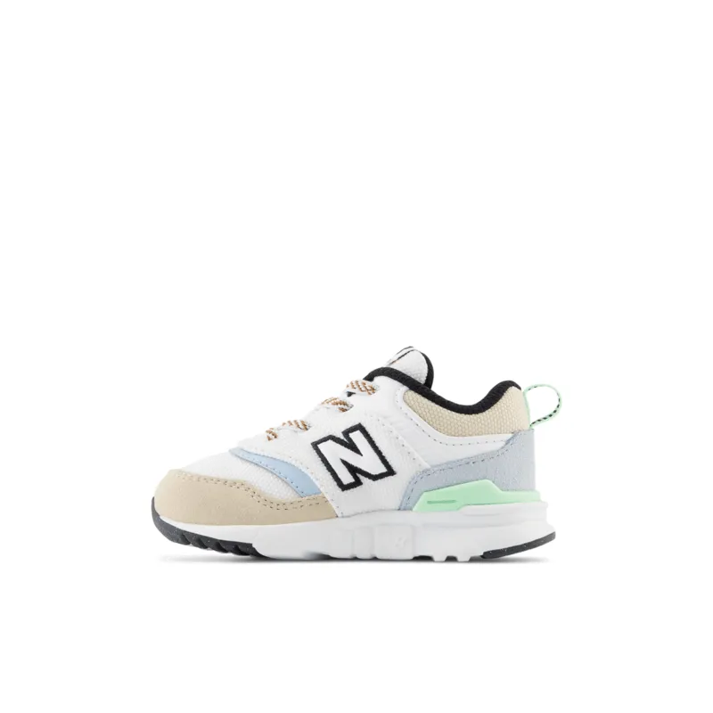 New Balance Infant & Toddler Boys 997H Bungee Lace Shoe - IH997HWI