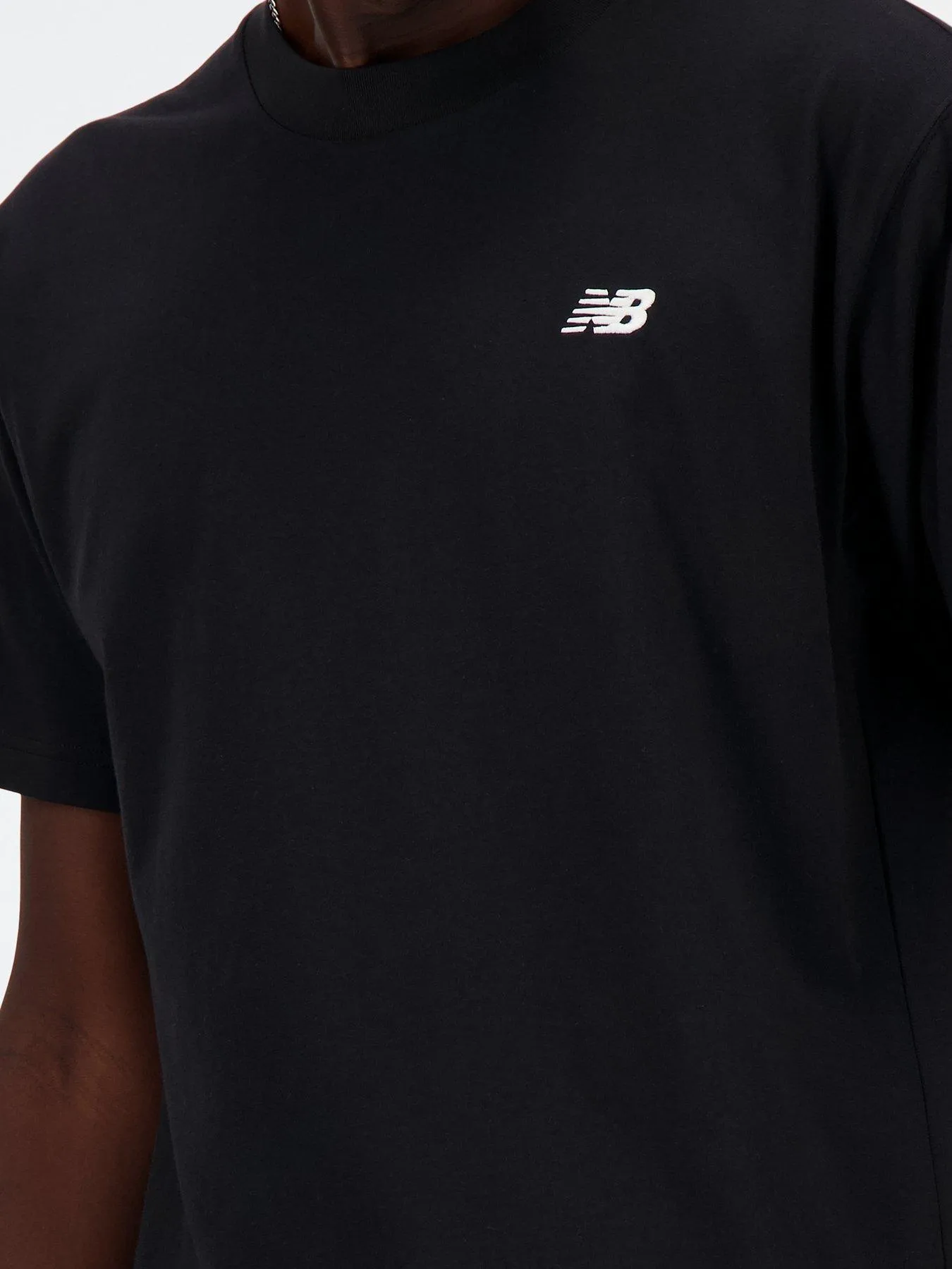 New Balance Mens Sport Essentials Cotton T-shirt - Black