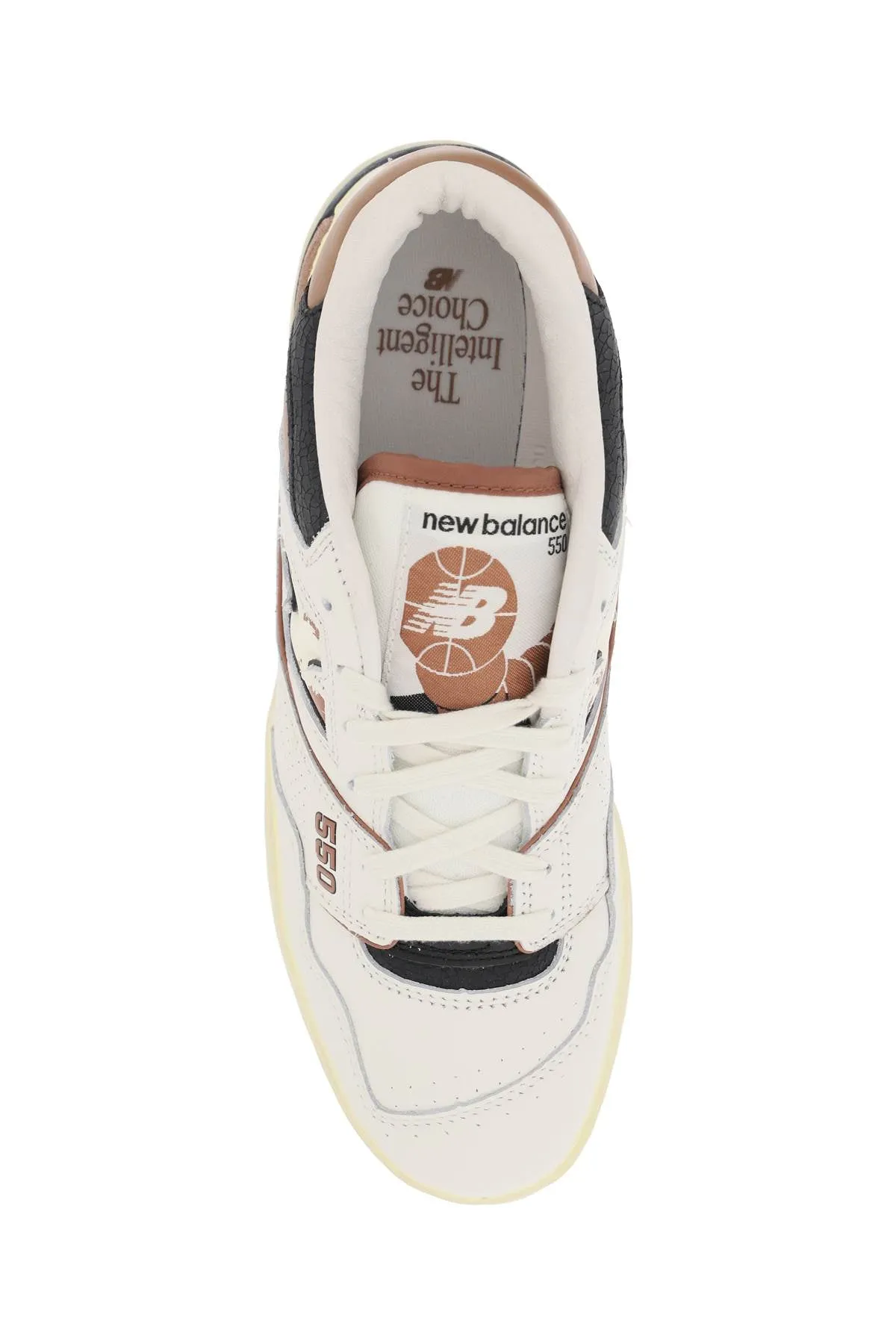 New balance vintage-effect 550 sneakers BB550VGC OFF WHITE BROWN