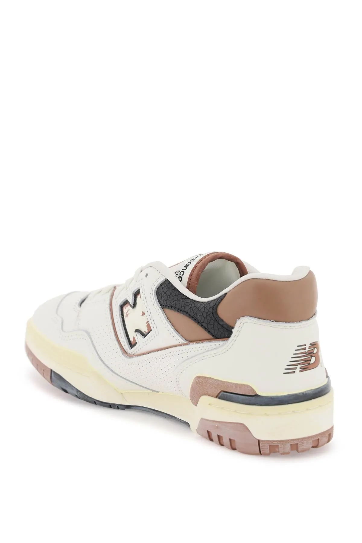 New balance vintage-effect 550 sneakers BB550VGC OFF WHITE BROWN